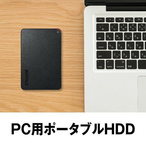 BUFFALO　外付けHDD ブラック [ポータブル型 /2TB]　HD-PCFS2.0U3-BBA