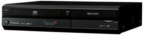Panasonic ハイビジョン DIGA DMR-XP25V-K 概要 HDD搭載VHS一体型ハイビジョンDVDレコーダー DMR-XP25V