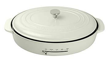楽天市場】山善 山善 YAMAZEN 電気グリル鍋 Casserolle EGD-D650 MW