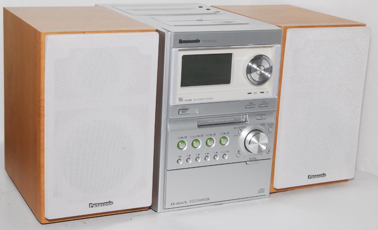 Panasonic コンポ SC-PM670SD-S