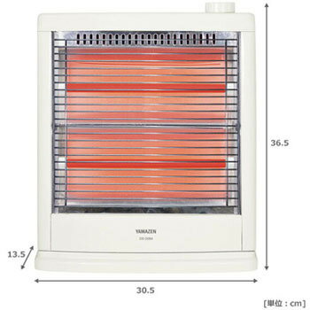 YAMAZEN 電気ストーブ DS-D086(W)