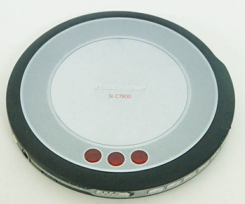パナソニック ポータブルCDプレーヤー シルバー SL-CT810-S 松下、約200時間の連続再生が可能なポータブルCDプレーヤー