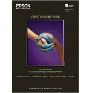 EPSON  ベルベットファインアートペーパーA4 KA410VFA