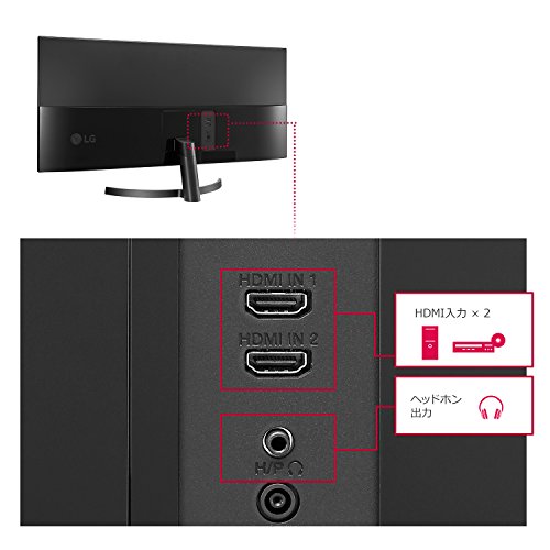 LG  34.0インチ ウルトラワイド液晶ディスプレイ 34WK500-P