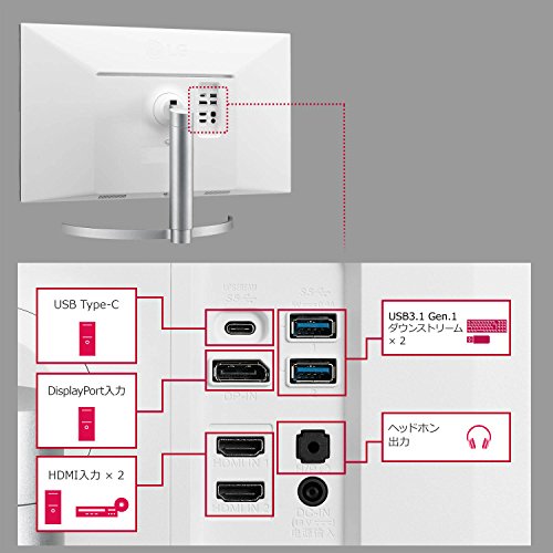 LG 27型4K液晶ディスプレイ 27UK850-W
