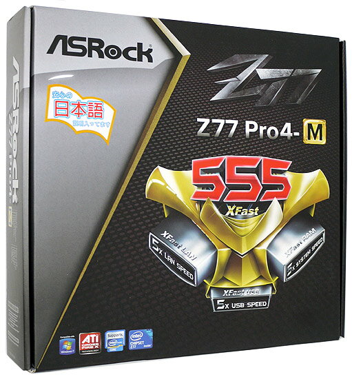 ASRock マザーボード Z77 PRO4-M