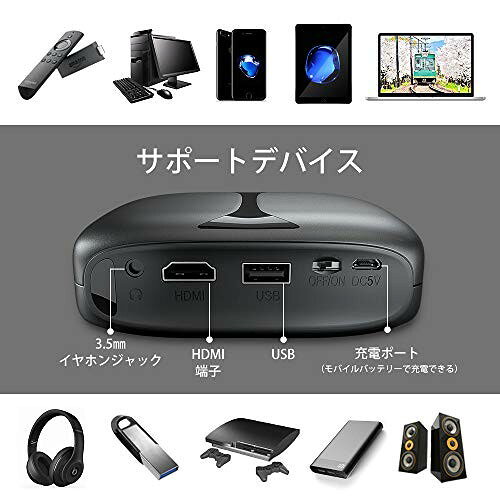モバイルプロジェクター　elephas RD606 楽天市場】elephas DLPミニ 3Dプロジェクター RD606 | 価格比較 - 商品