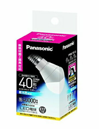 パナソニック LED電球 電球40W形相当 LDA6DHE17BHS 7個セット 楽天市場】パナソニック LED電球 電球40W形相当 密閉形器具対応 E17