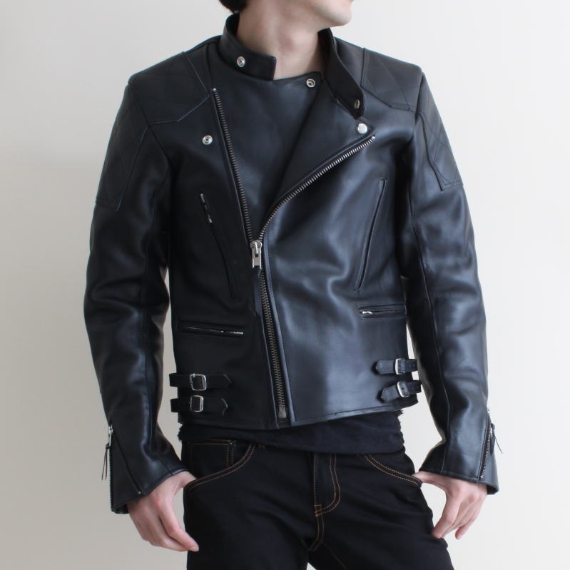 楽天市場】マルニ商会 カウレザーメンズUKダブルライダースジャケット