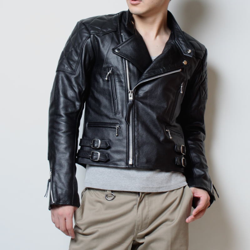 楽天市場】マルニ商会 カウレザーメンズUKダブルライダースジャケット