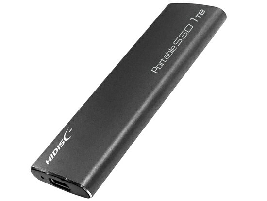 HIDISC USB3.2 Gen2 Type-C対応外付けSSD 1TB HD2EXSSD1T30CJP3