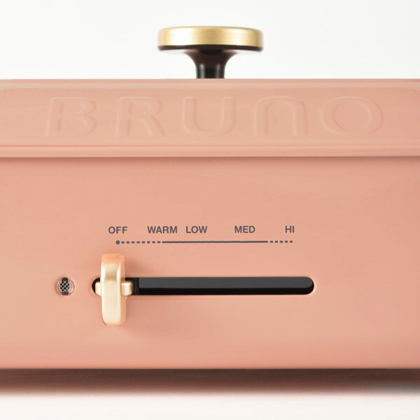 BRUNO(ブルーノ)コンパクトホットプレート 【限定色】ロシアンピンク