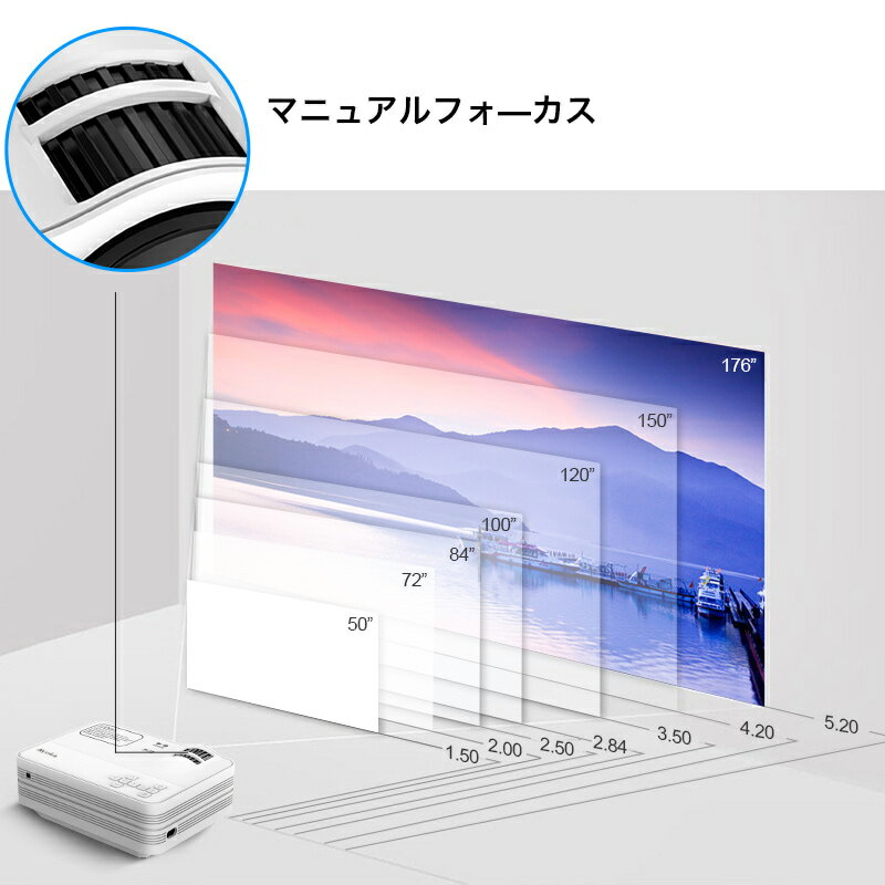 楽天市場】Kyoka 小型プロジェクター 1080PフルHD対応 UB10 | 価格比較