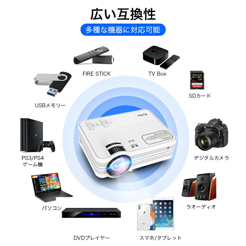 Kyoka LED PROJECTOR 本体 2025年最新】KYOKA プロジェクター本体の人気アイテム - メルカリ