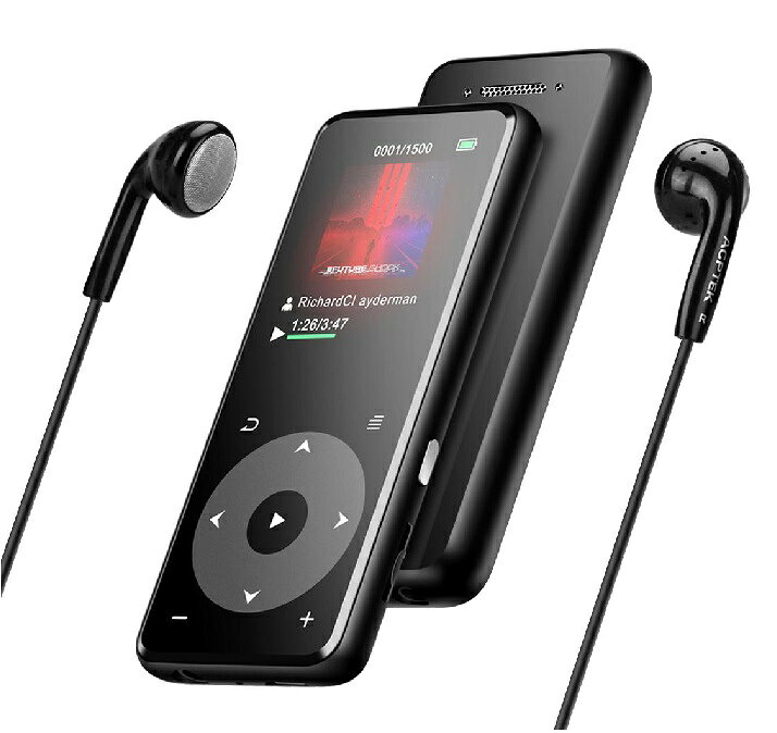 AGPTEK MP3プレーヤー 黒 A16TB