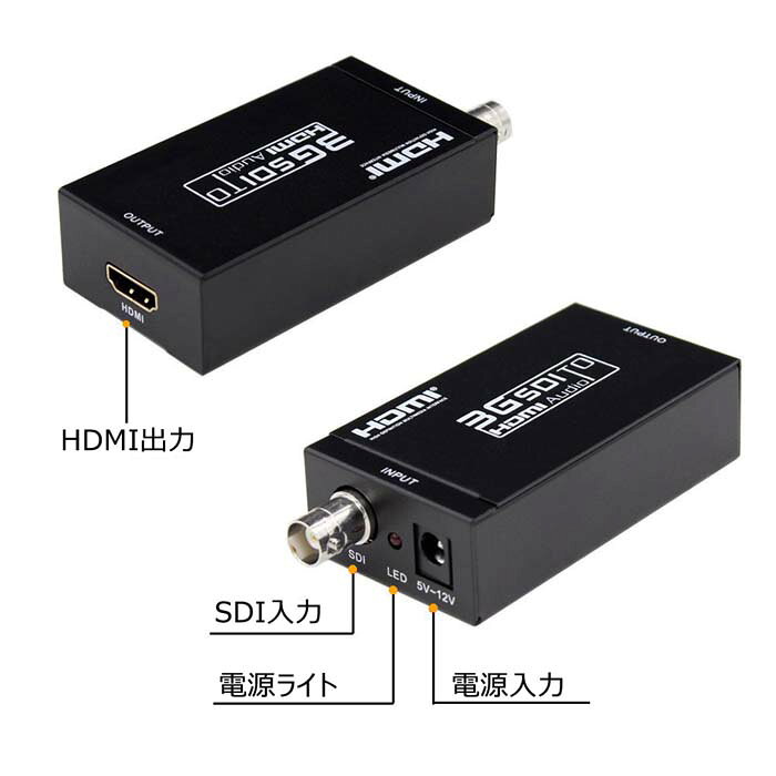 楽天市場】MEDIAEDGE MEDIAEDGE VideoPro HDMI to SDIコンバータ VPC