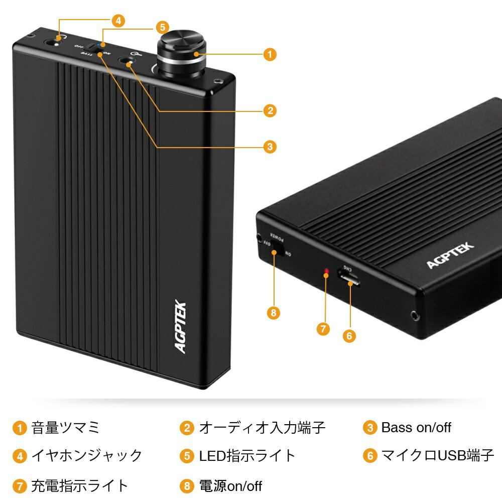 楽天市場】AGPTEK ヘッドホンアンプ ブラック HA1 | 価格比較 - 商品