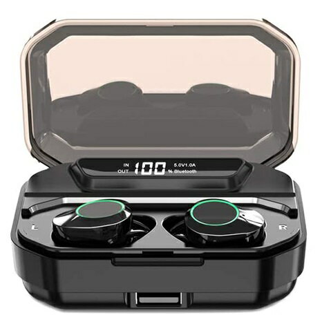 SUTOMO ワイヤレスイヤホン Bluetooth ブラック 楽天市場】SUTOMO ワイヤレスイヤホン 自動ペアリング タッチ式