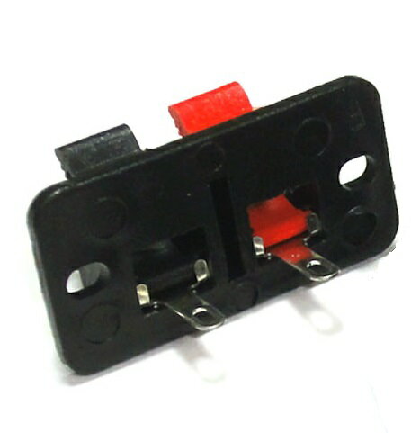 2極プッシュ式スピーカーターミナル O199