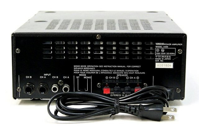 YAMAHA A100 パワーアンプ Amazon.co.jp: YAMAHA ヤマハ A100a 業務用2chパワーアンプ