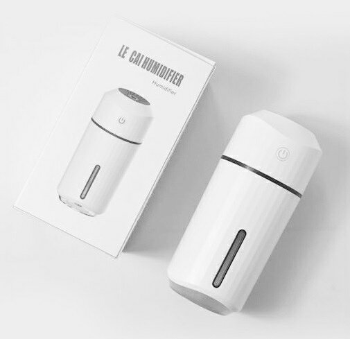 超音波式ミニ加湿器 レインボー加湿器 ホワイト aro1002