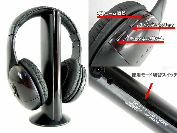 楽天市場】JVCケンウッド JVC ワイヤレスヘッドホンシステム HA
