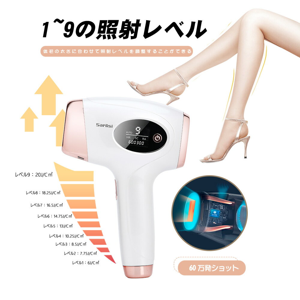 Sarlist IPL光脱毛器 ホワイト AI-01