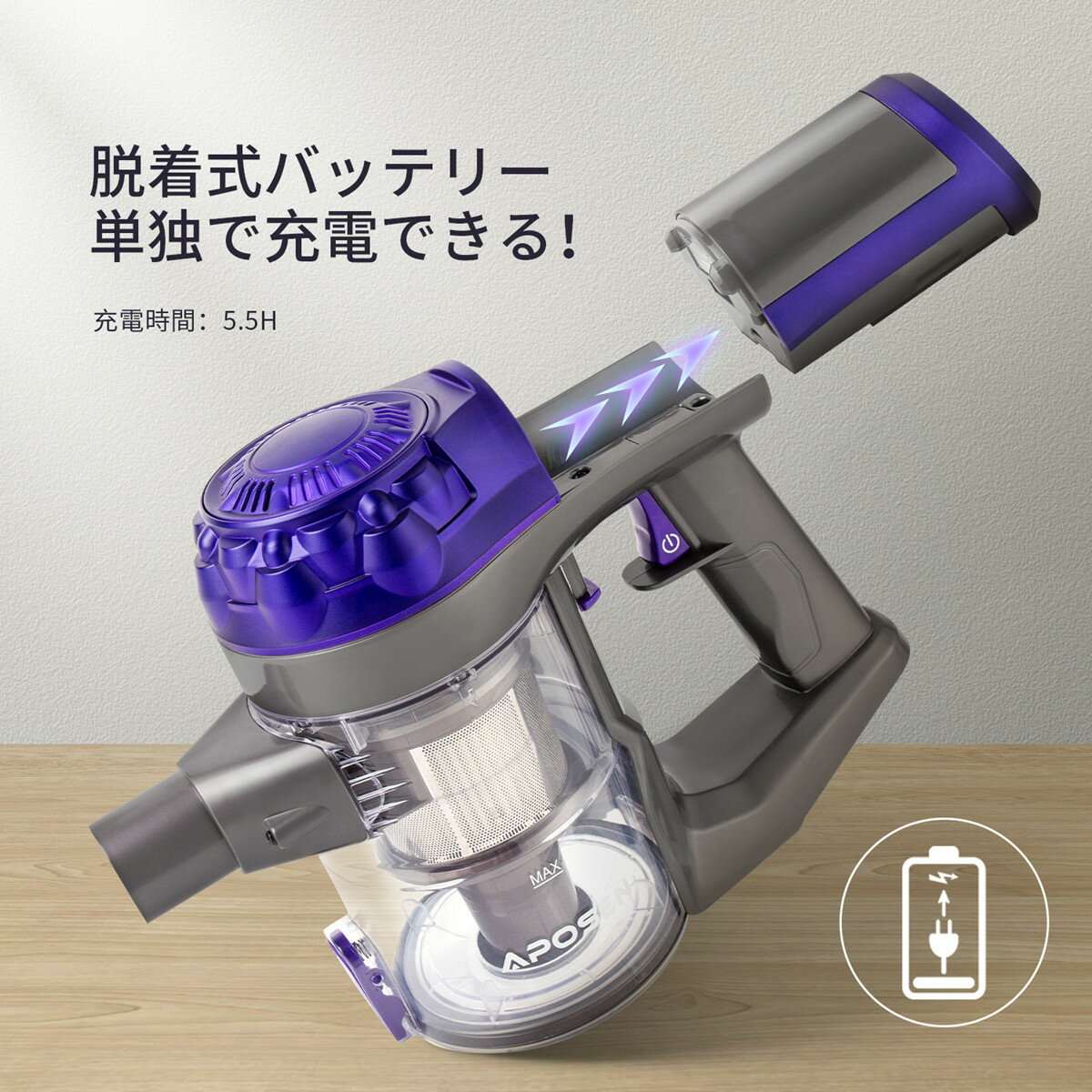 コードレス掃除機 APOSEN H10 強弱切替 コンパクト超軽量 2Way 楽天市場】APOSEN コードレス掃除機 2wayタイプ H10s | 価格比較