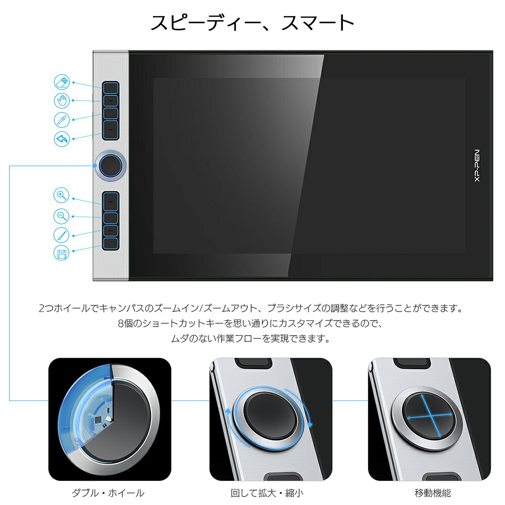 楽天市場】XP-Pen 超薄型 フルラミネーション 液晶ペンタブレット