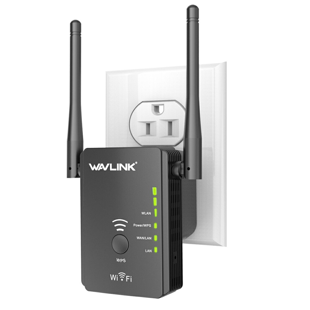 楽天市場】WAVLINK 300Mbps Wi-Fi 無線LAN中継機 ブラック WL-WN578R2