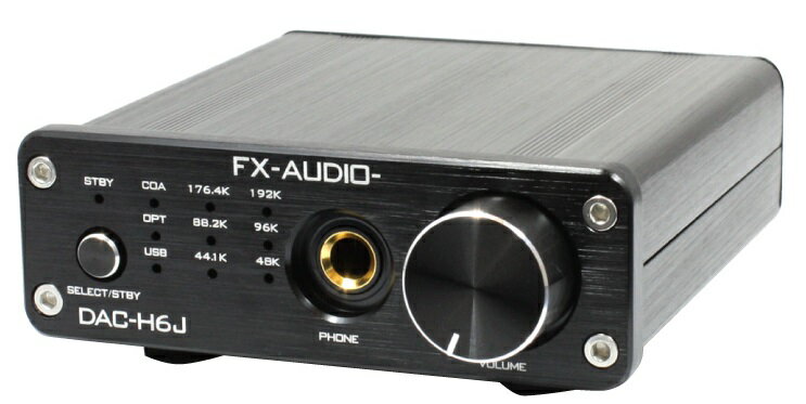 楽天市場】FX-AUDIO- DAC&ヘッドフォンアンプ ブラック DAC-H6J | 価格