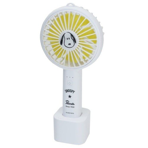 スリムハンディファン　スヌーピー　フェイス