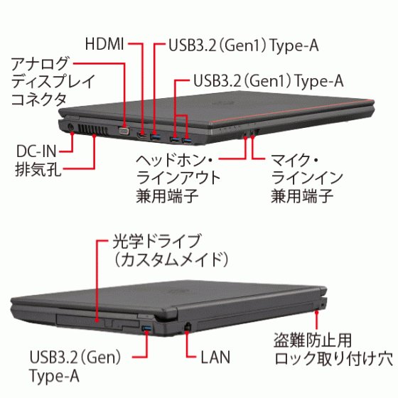 楽天市場】富士通 富士通 FMVA8804KP LIFEBOOK A5510/ FX Core i3/ 4GB
