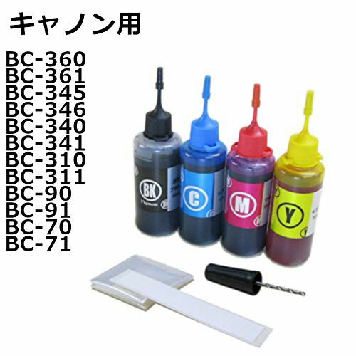 CANON プリンタ カートリッジ用 詰め替えインク