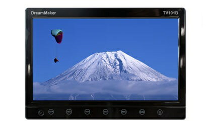 楽天市場】ドリームメーカー フルセグカーTV 10.1インチ 車載用