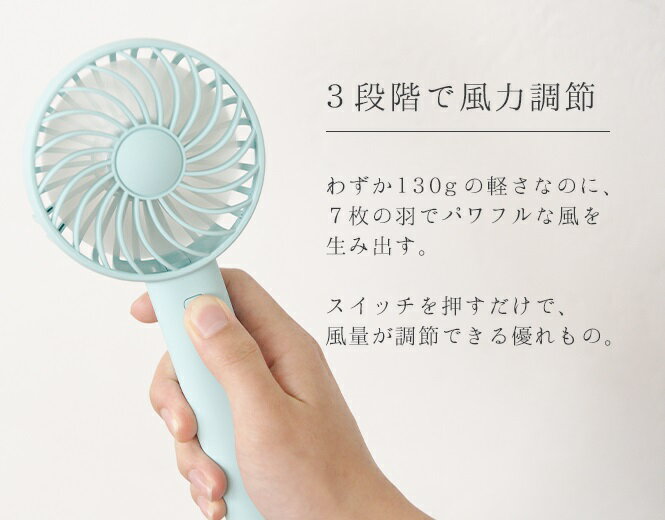 IRIVER ハンディファン STORM MONSTER S ICE WHITE LFAN-200001