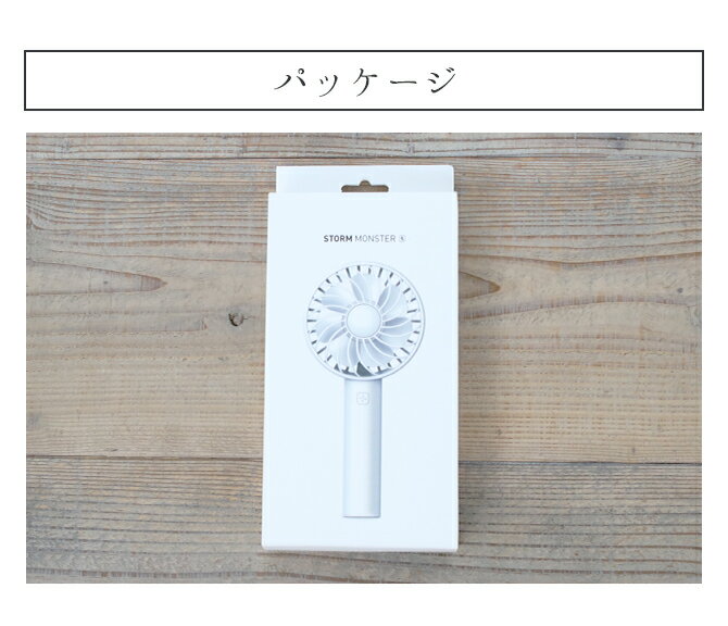 IRIVER ハンディファン STORM MONSTER S ICE WHITE LFAN-200001