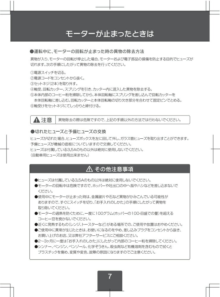 BONMAC コーヒーミル BM-250N-B