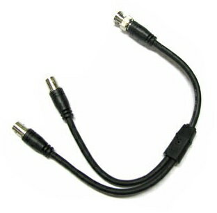 カモン comon 製 bnc2分配ケーブル/ オス⇔メス/メス /  bnc-y