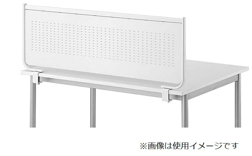 林製作所 スチールデスクトップパネル W1400ホワイト YS-126W