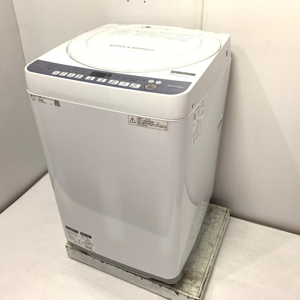 楽天市場】シャープ シャープ ES-T710-W ホワイト系 全自動洗濯機 上