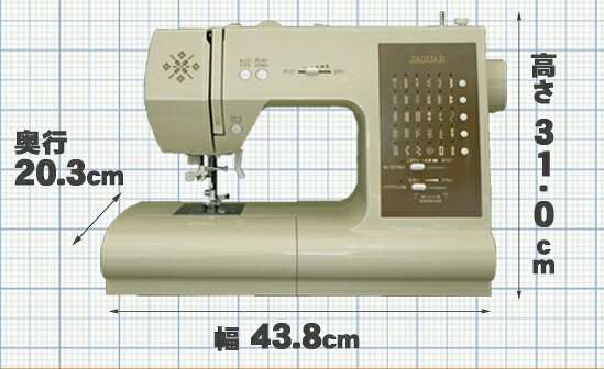 楽天市場】ジャガー JAGUAR KI-101 電子ミシン KI101 | 価格比較