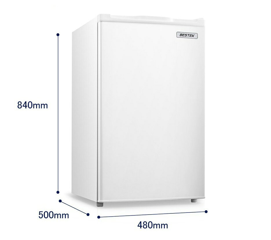 楽天市場】bestek 冷凍庫 直冷式 1ドア 右開き btld109 | 価格比較