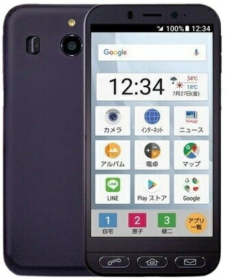 楽天市場】ソフトバンク SHARP シンプルスマホ5 A001SH ネイビーブルー