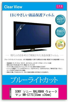 ブルーライトカットフィルム SONY ソニー WALKMAN ウォークマン NW-S775