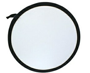 丸レフ板 商品撮影や人物撮影に!シルバー/ホワイト