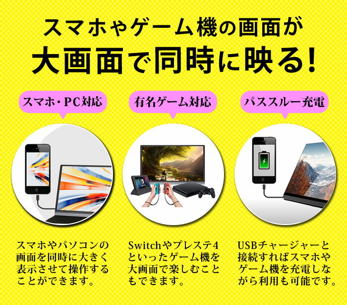 WINTEN 薄型モバイルディスプレイ 15.6インチ WT-156H2-BS