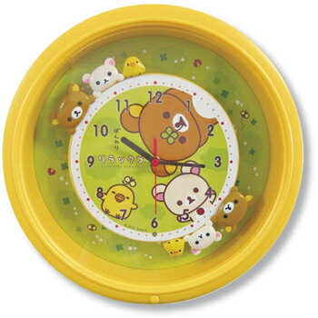 リラックマ　カラクリフィギアクロック　時計　サンエックス リラックマ フィギュアクロック 目覚まし時計 置き時計 貯金箱