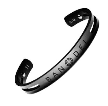 楽天市場】BANDEL バンデル bandel チタンバングル ブラック L/LL