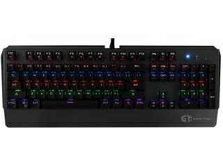 3R/スリーアールソリューション DELUX ゲーミングキーボード メカニカル Outemu青 Nキーロールオーバー 英字配列 KM06